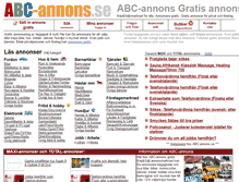 Tablet Screenshot of abc-annons.se